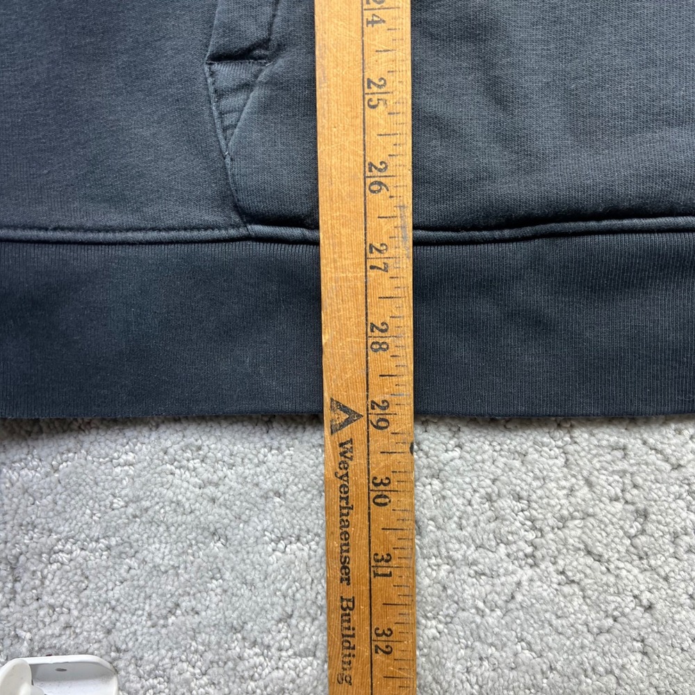 Mountain Hardwear Logo Hoodie Mens Large Black Faded Gorpcore Pullover Outdoor - Picture 14 of 16